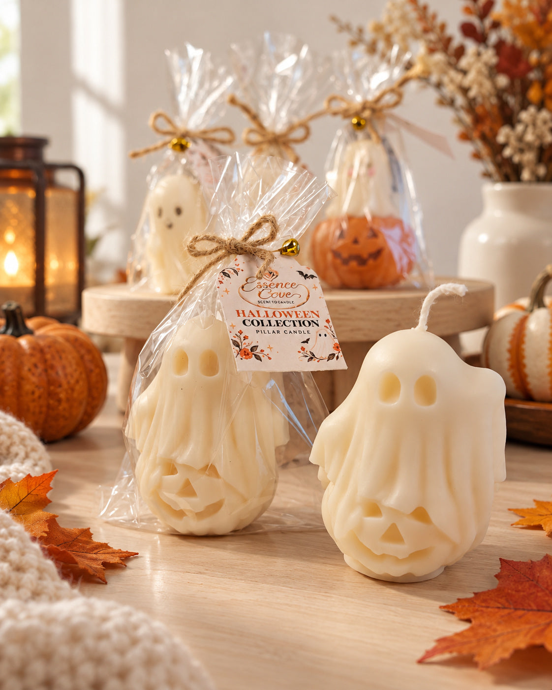 Halloween Pillar Candles
