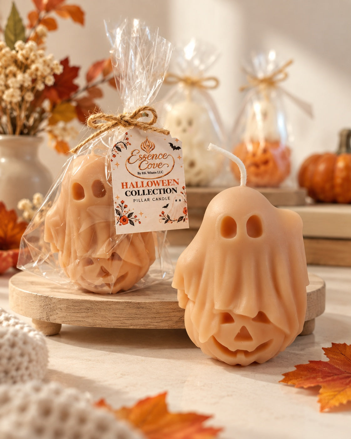 Halloween Pillar Candles
