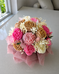 Blush Haven Scented Wax Flower Candle Bouquet Box