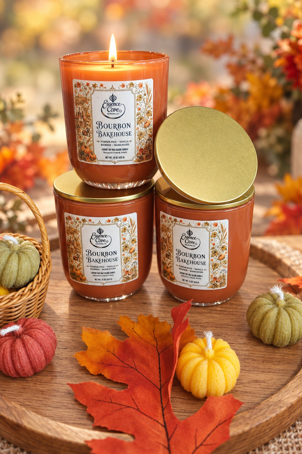 Bourbon Bakehouse Olive Oil Wax Candle – 5 oz
