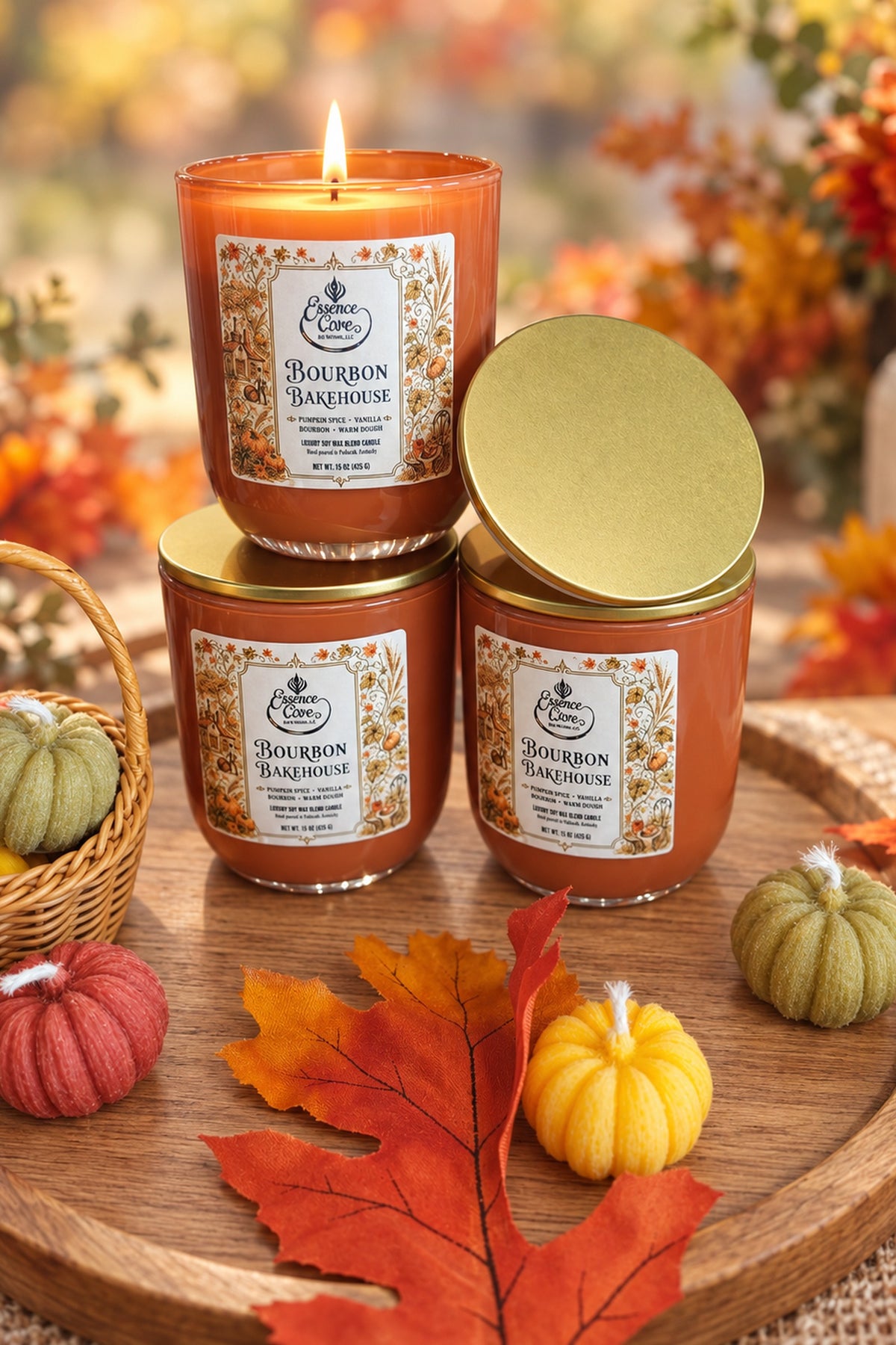 Bourbon Bakehouse Olive Oil Wax Candle – 5 oz
