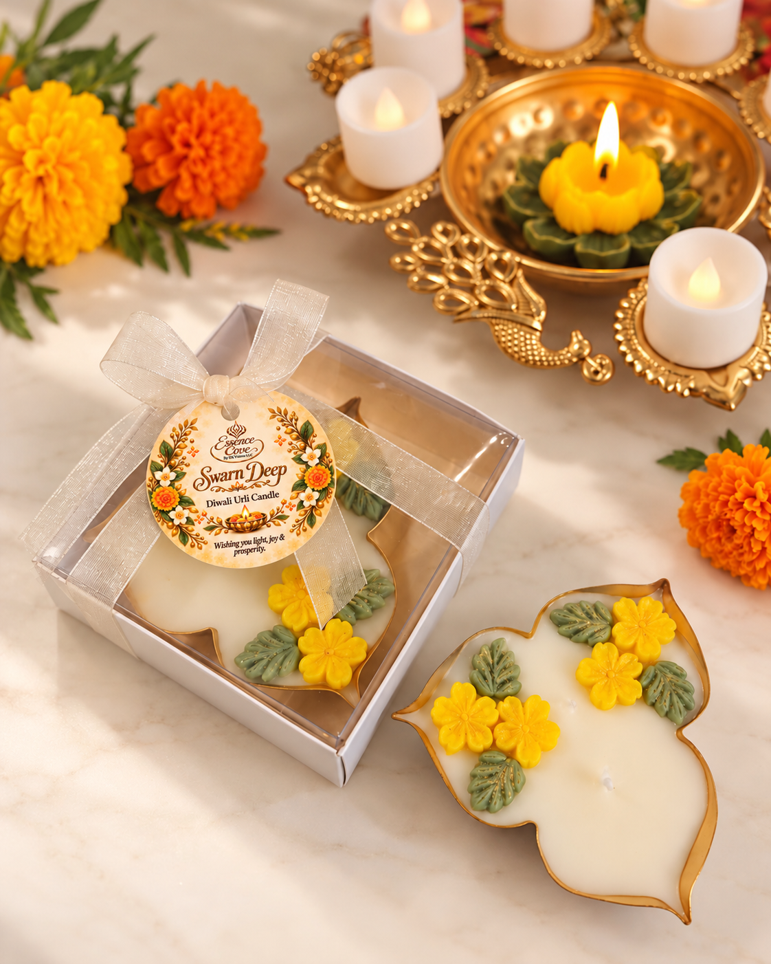 Swarn Deep Diwali Urli Candle