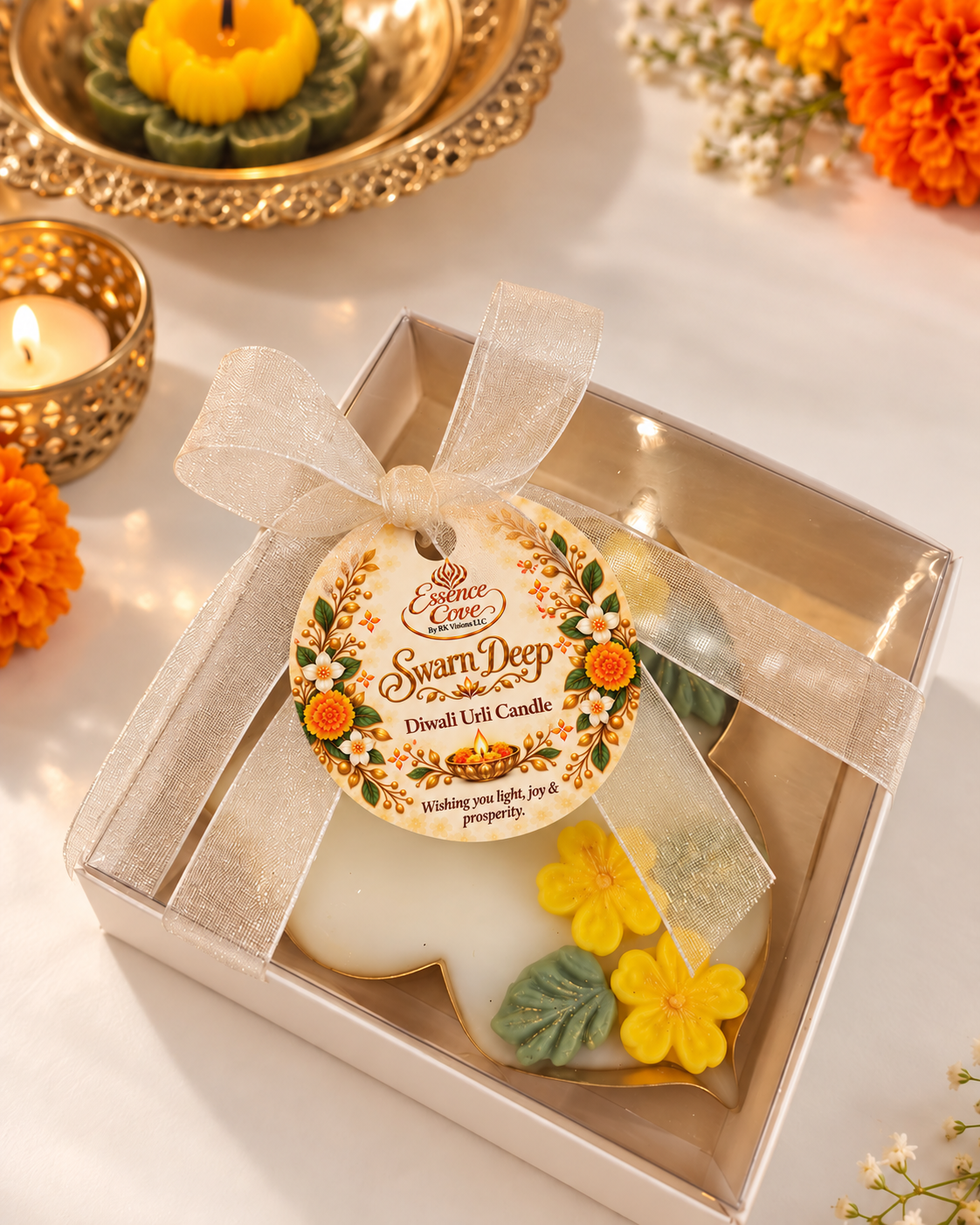 Swarn Deep Diwali Urli Candle