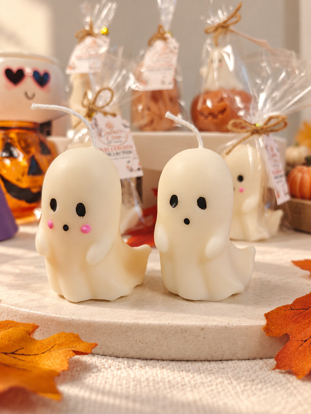 Halloween Pillar Candles
