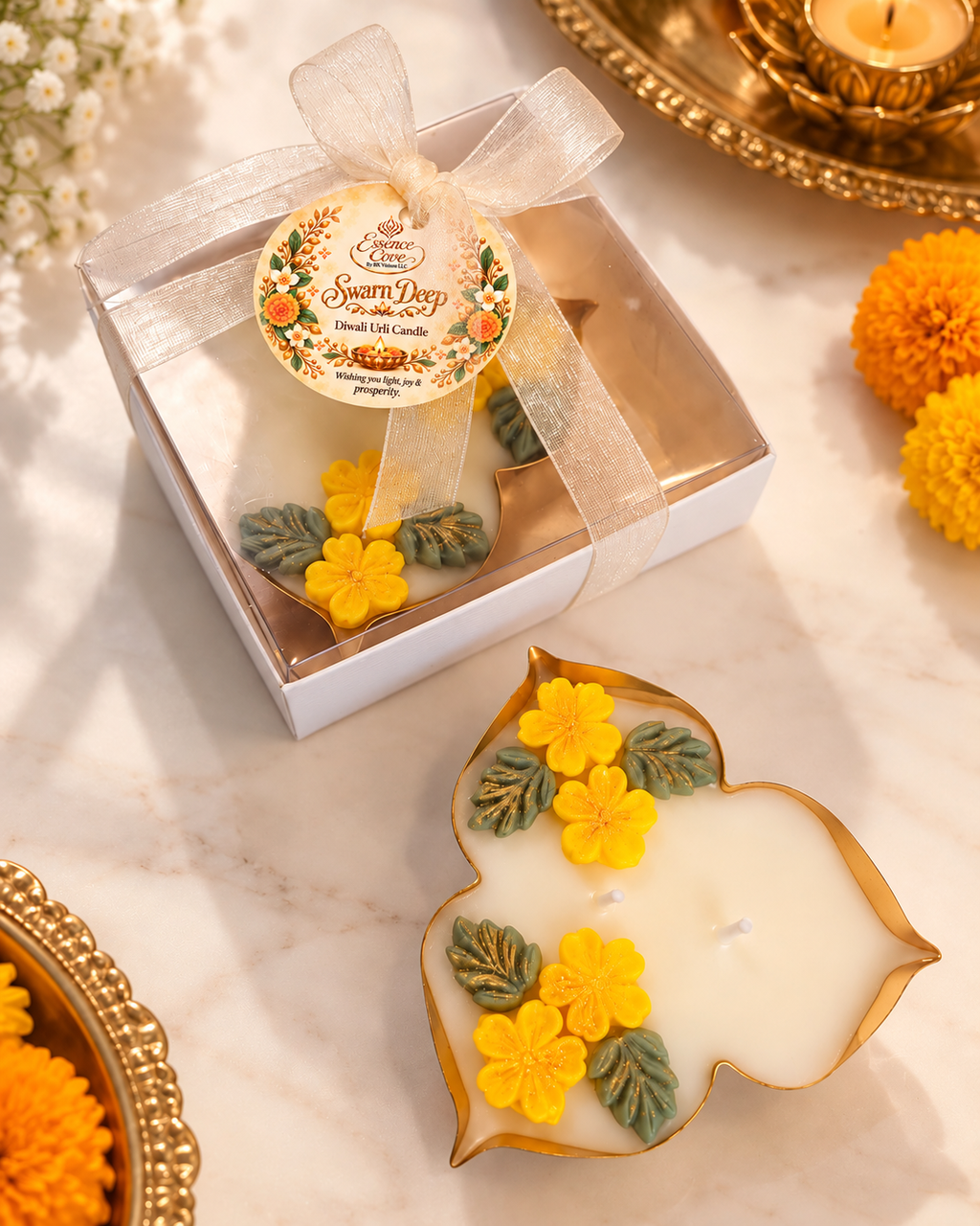 Swarn Deep Diwali Urli Candle