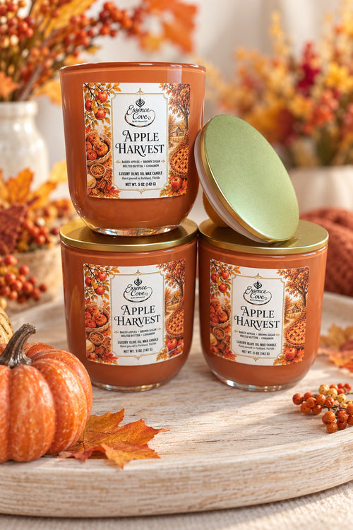 Apple Harvest Olive Oil Wax Candle – 5 oz