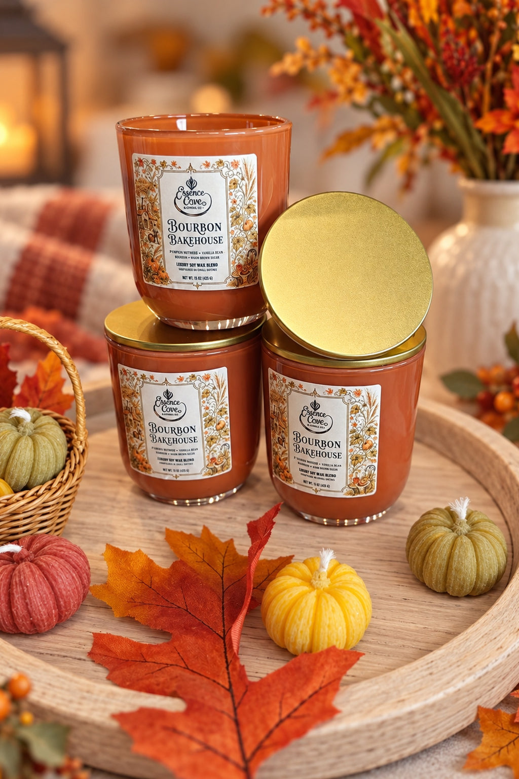 Bourbon Bakehouse Olive Oil Wax Candle – 5 oz