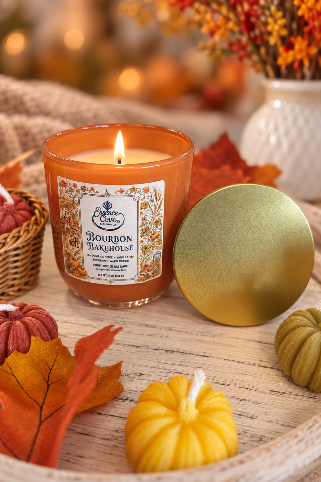 Bourbon Bakehouse Olive Oil Wax Candle – 5 oz
