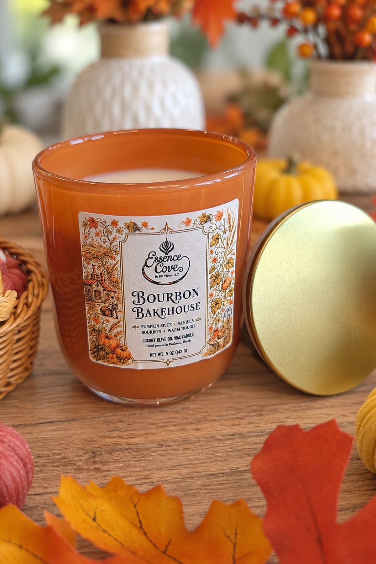 Bourbon Bakehouse Olive Oil Wax Candle – 5 oz