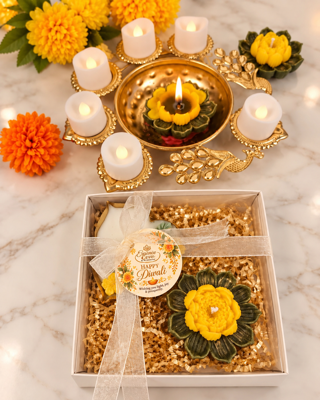 Sunehri Noor Diwali Candle Gift Set