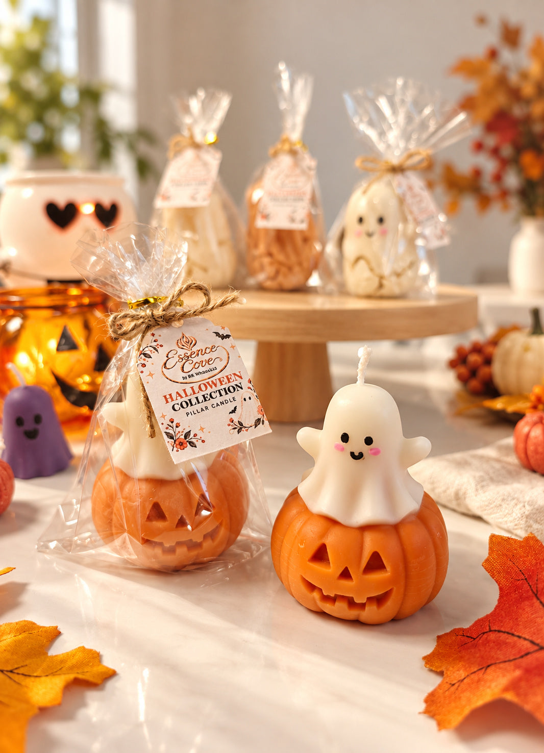 Halloween Pillar Candles