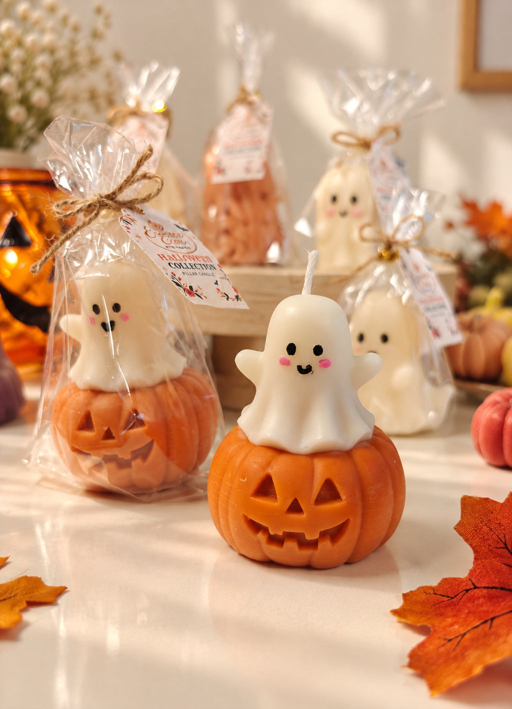 Halloween Pillar Candles