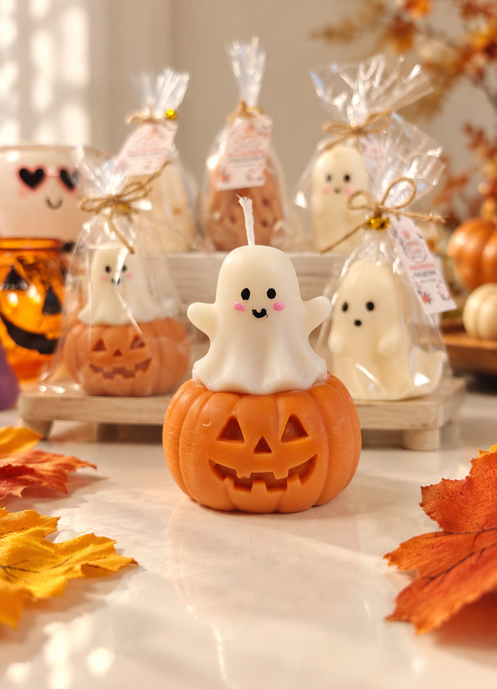 Halloween Pillar Candles