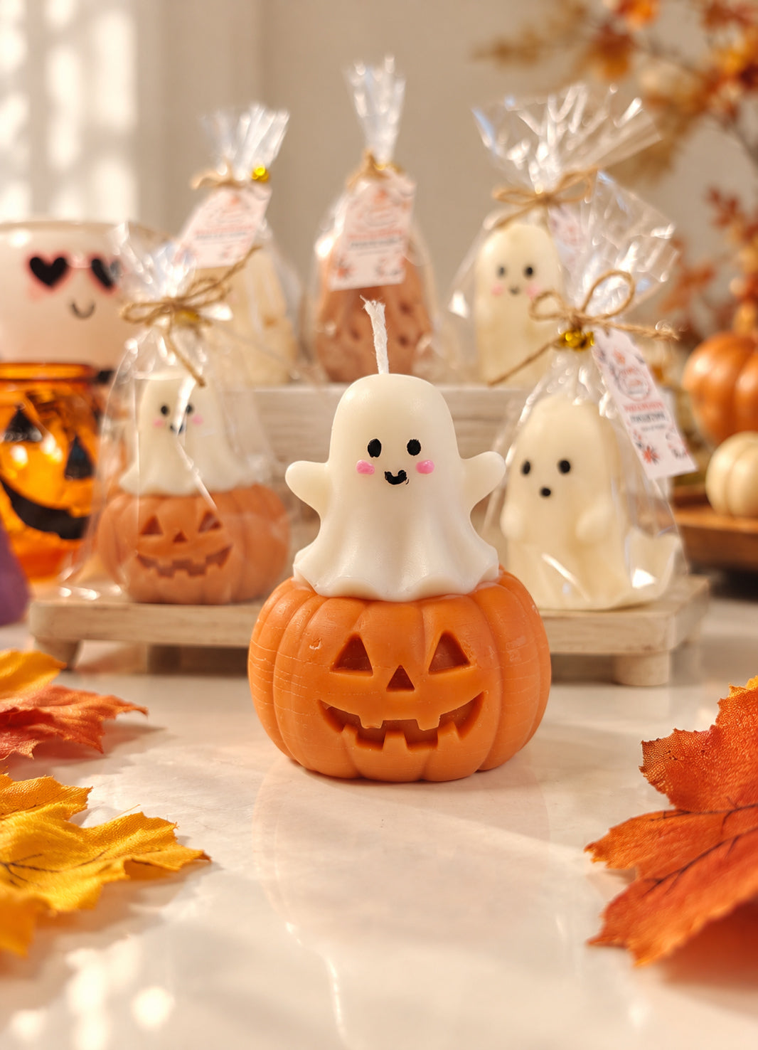 Halloween Pillar Candles