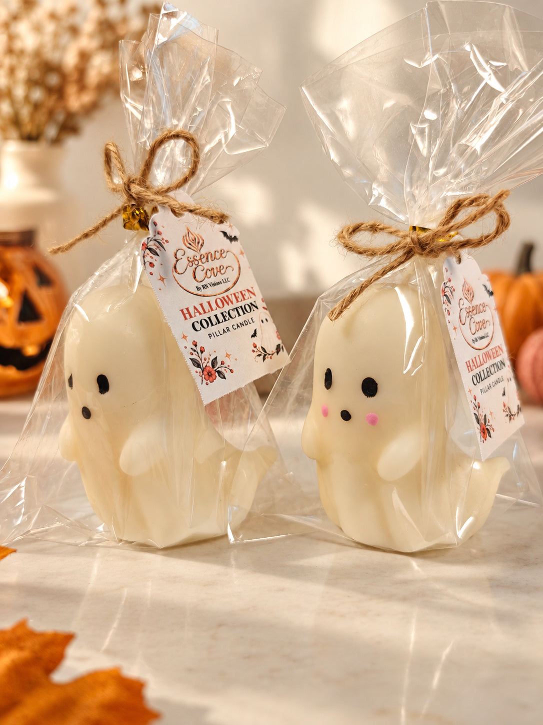 Halloween Pillar Candles