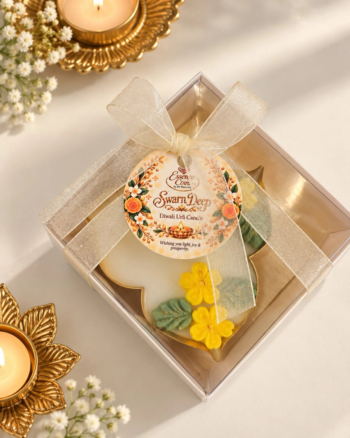Swarn Deep Diwali Urli Candle