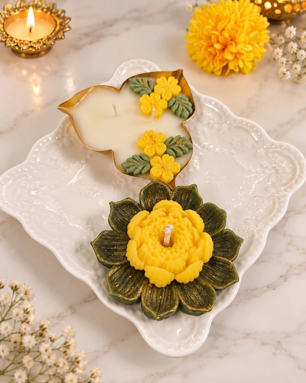 Sunehri Noor Diwali Candle Gift Set