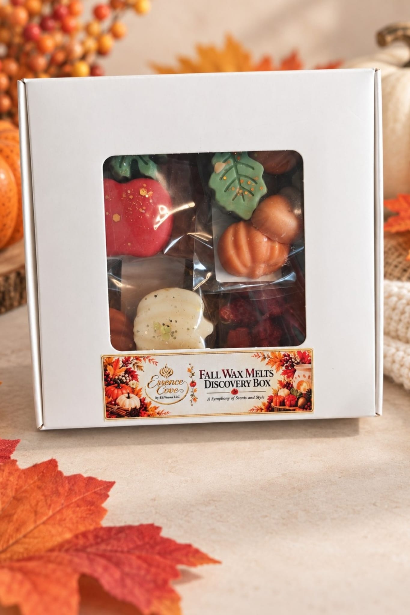 Fall Wax Melts Discovery Box | 4 Coconut Soy Wax Melt Scents