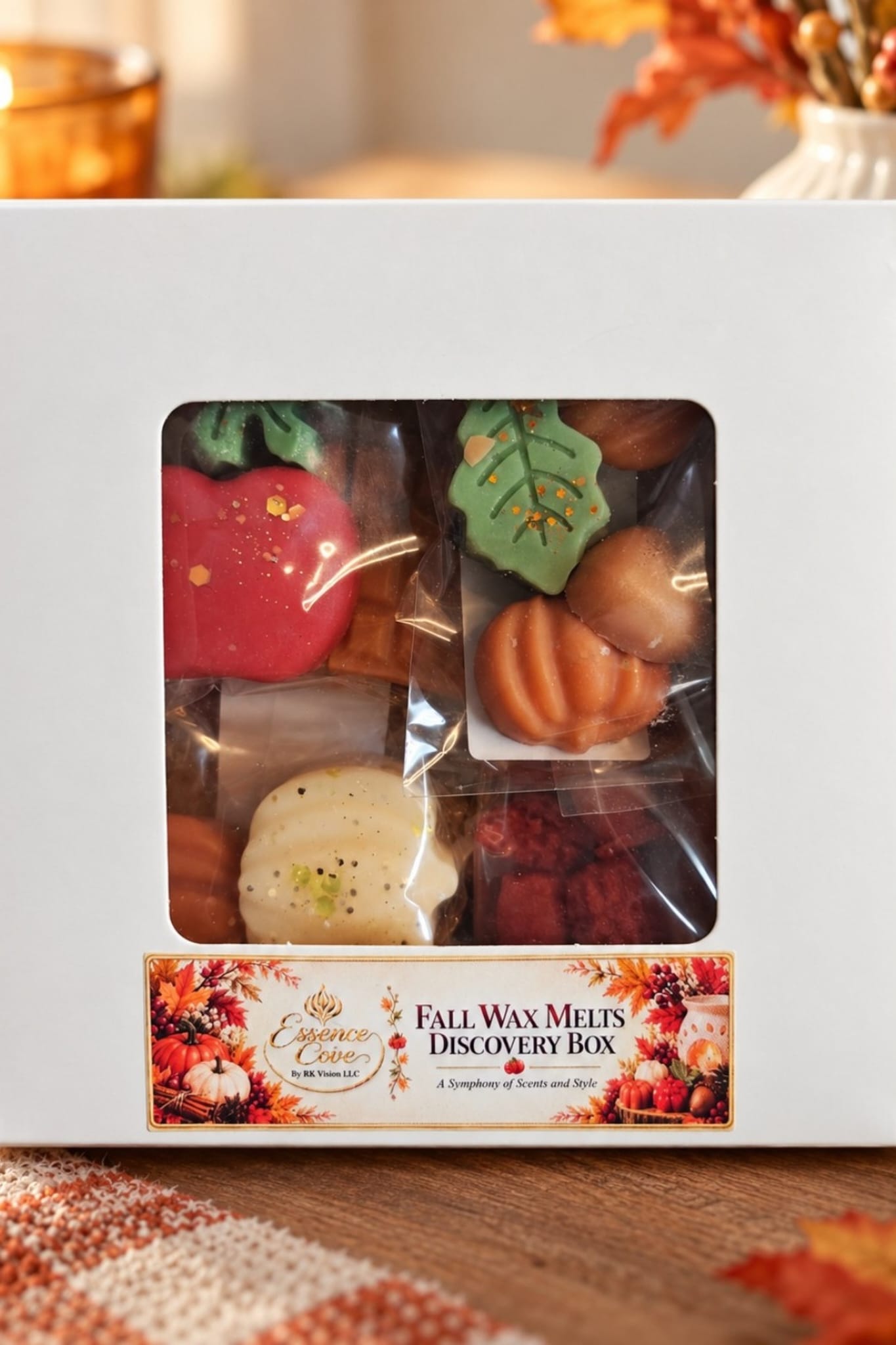 Fall Wax Melts Discovery Box | 4 Coconut Soy Wax Melt Scents