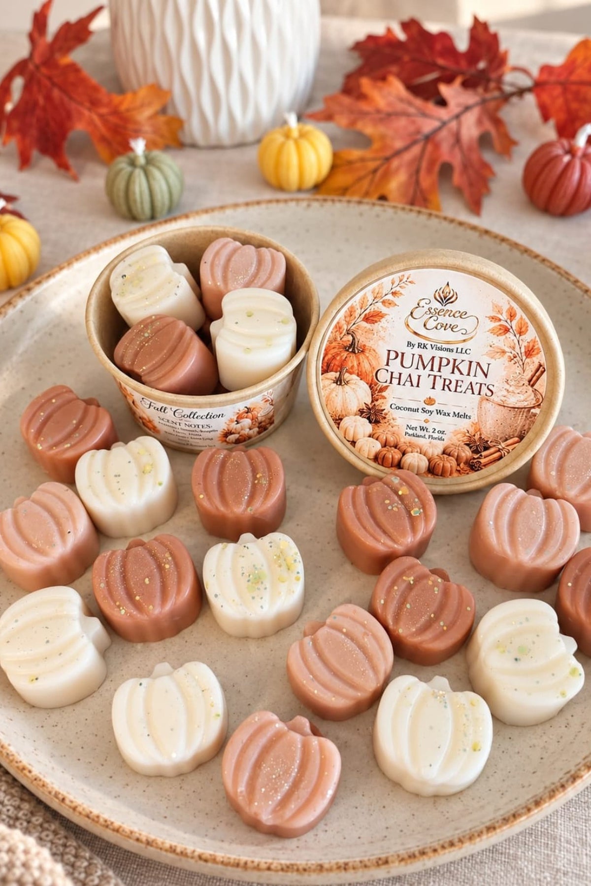 Pumpkin Chai Treats Coconut Soy Wax Melts