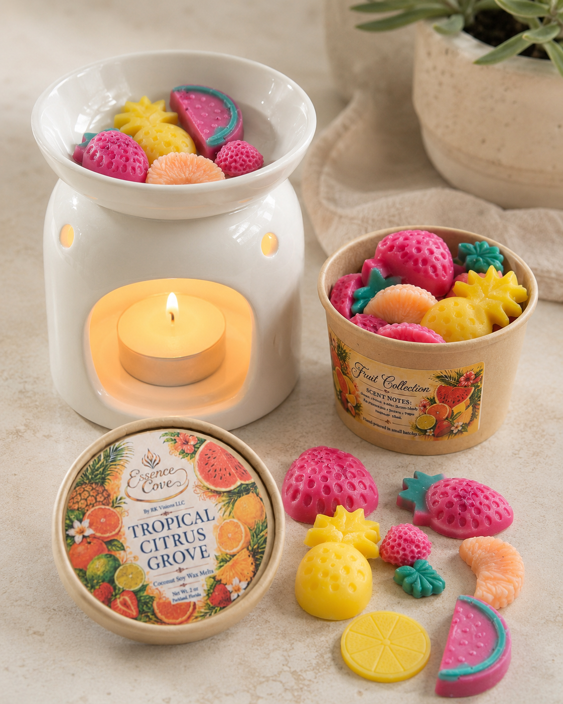 Tropical Citrus Grove Coconut Soy Wax Melts