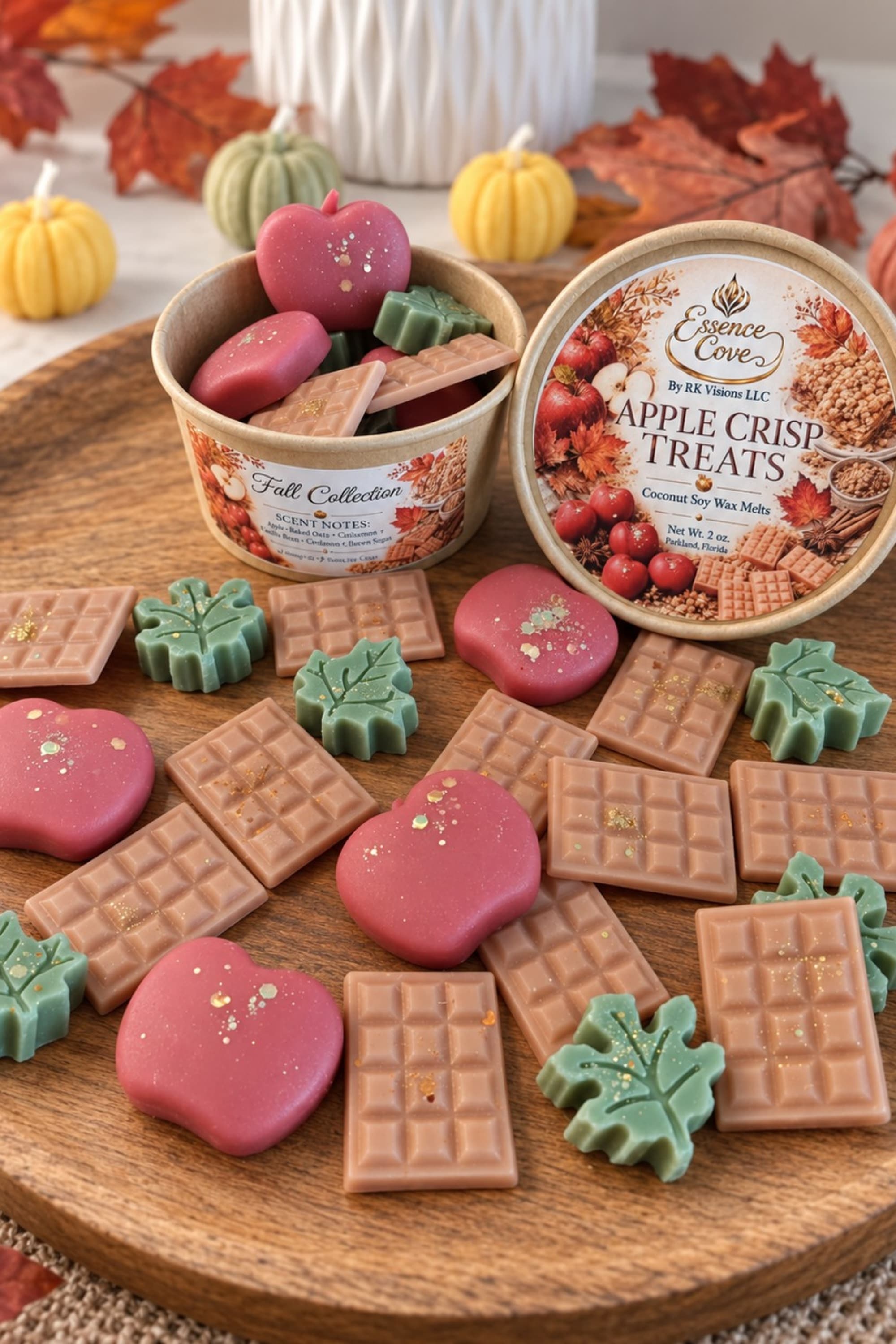 Apple Crisp Treats Coconut Soy Wax Melts