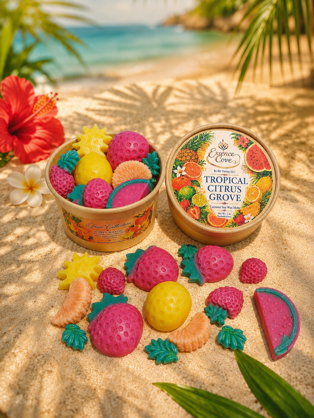Tropical Citrus Grove Wax Melts – Fruit Collection