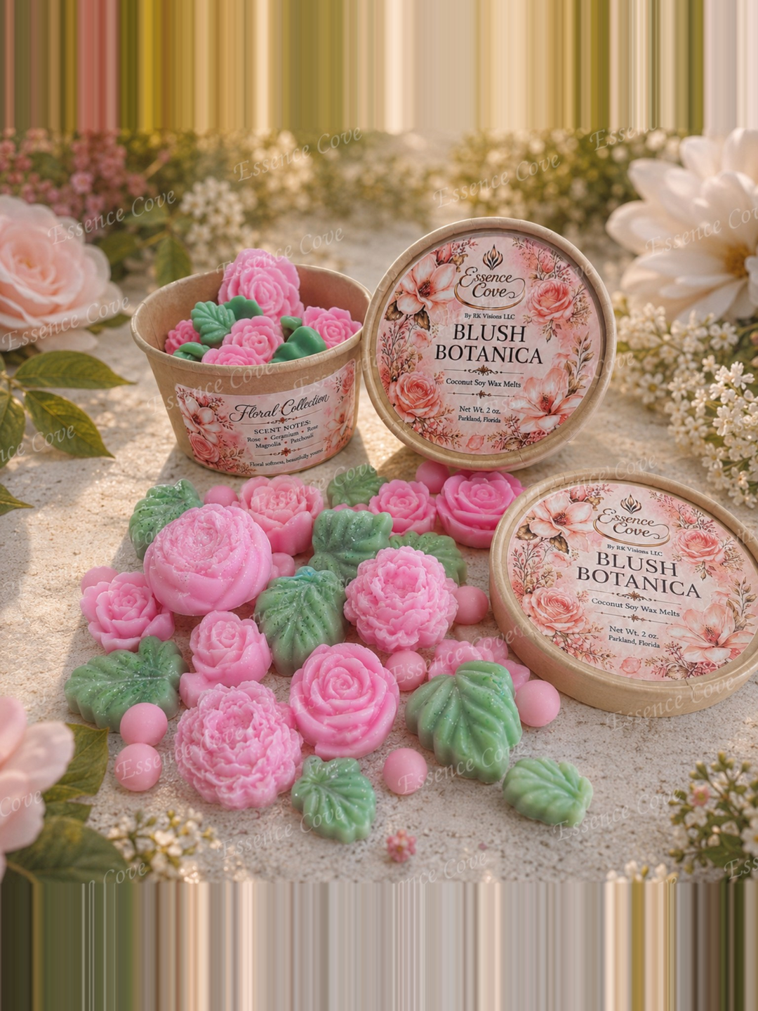 Blush Botanica Wax Melts - Floral Collection