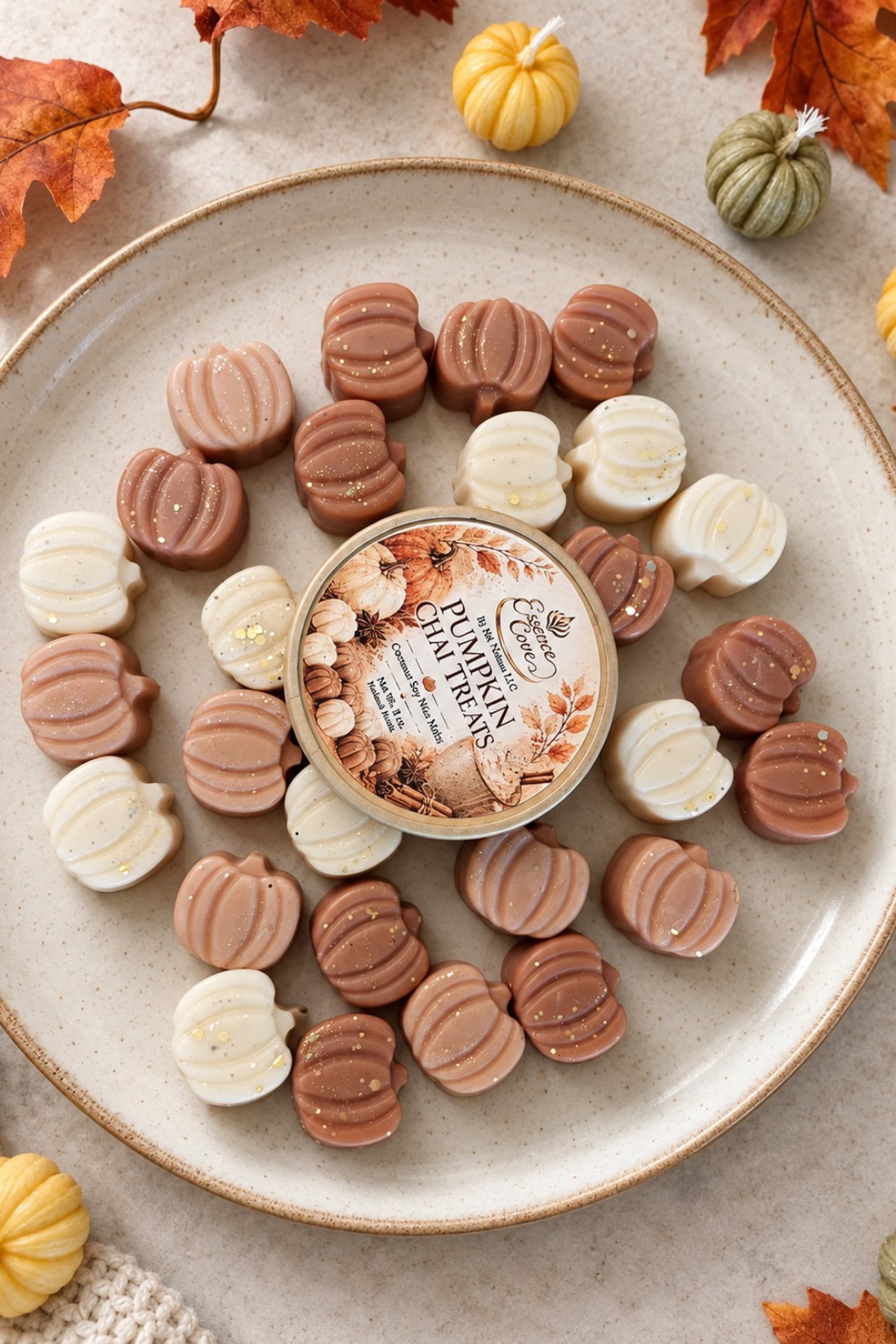 Pumpkin Chai Treats Coconut Soy Wax Melts