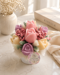 Scented Wax Flower Tulip Bouquet Jars