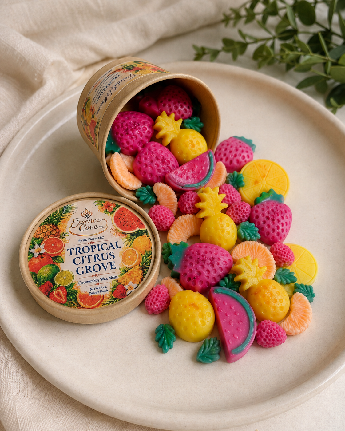 Tropical Citrus Grove Coconut Soy Wax Melts