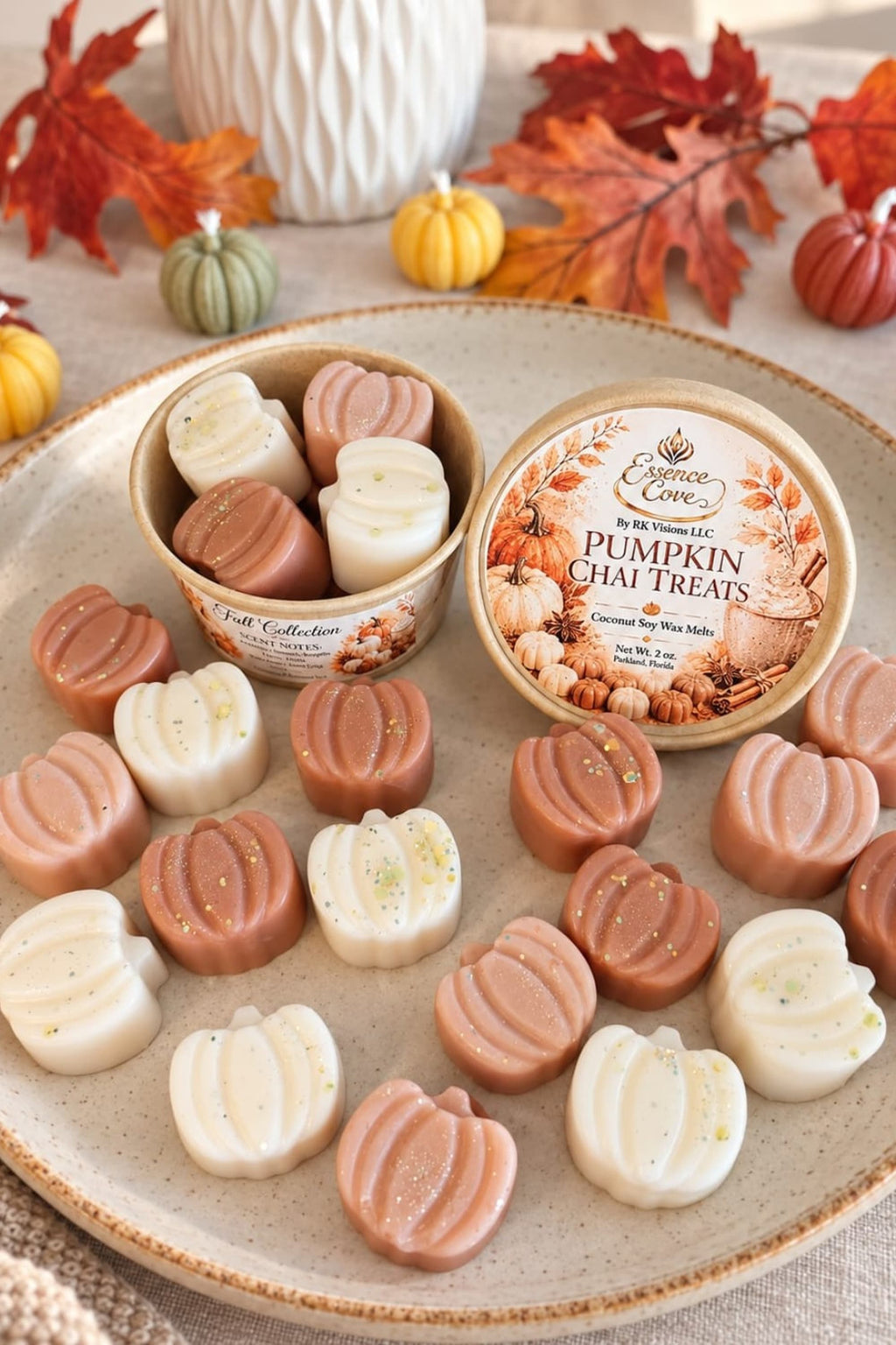 Pumpkin Chai Treats Coconut Soy Wax Melts