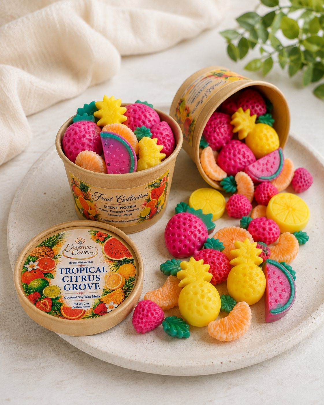 Tropical Citrus Grove Coconut Soy Wax Melts