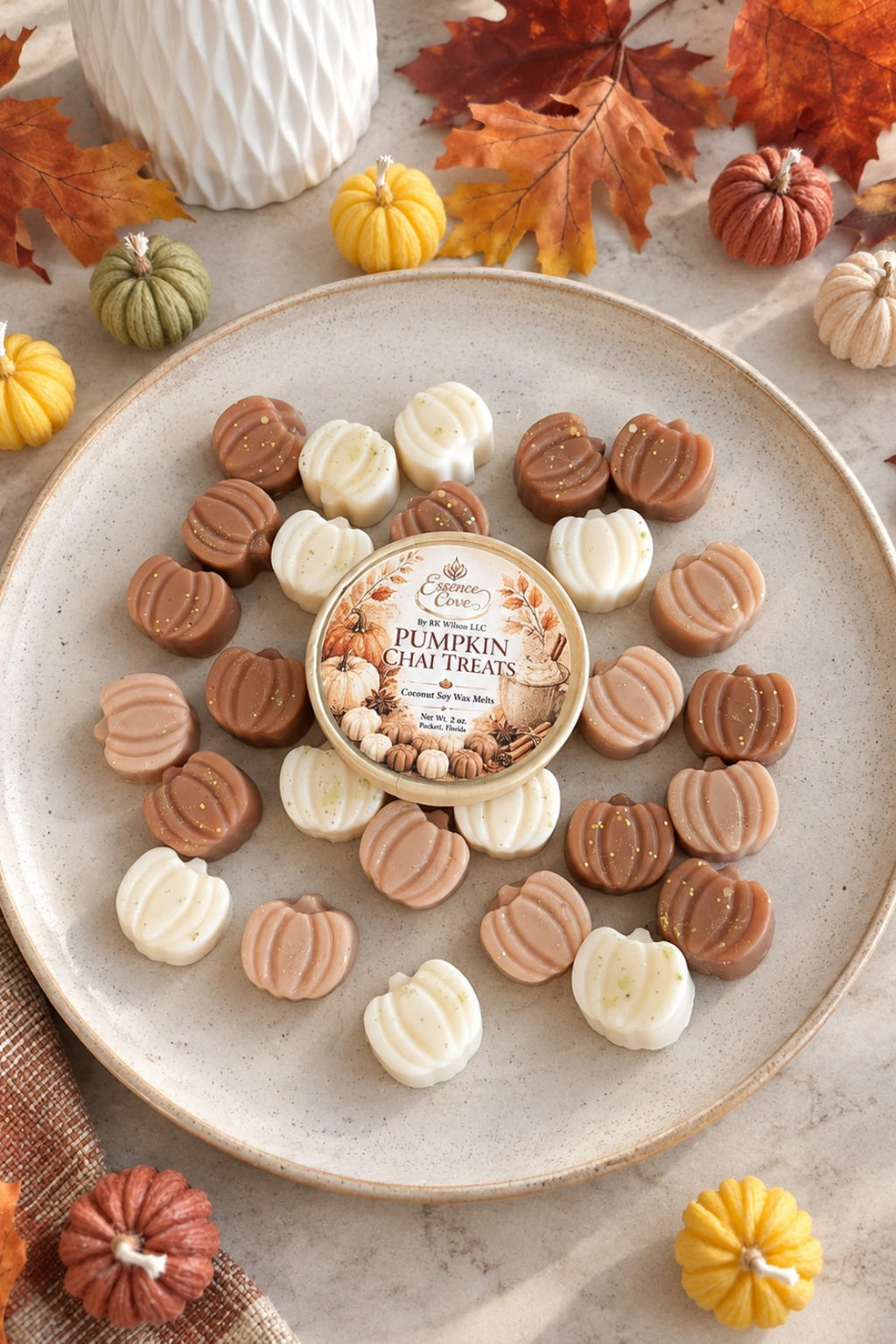 Pumpkin Chai Treats Coconut Soy Wax Melts