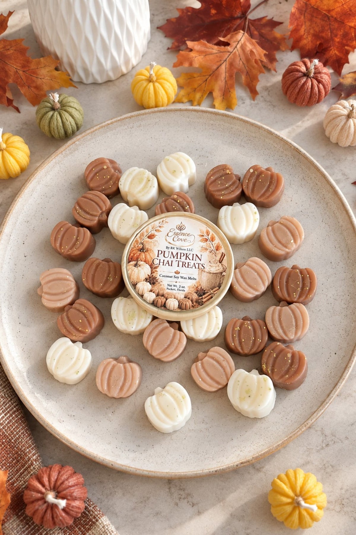 Pumpkin Chai Treats Coconut Soy Wax Melts