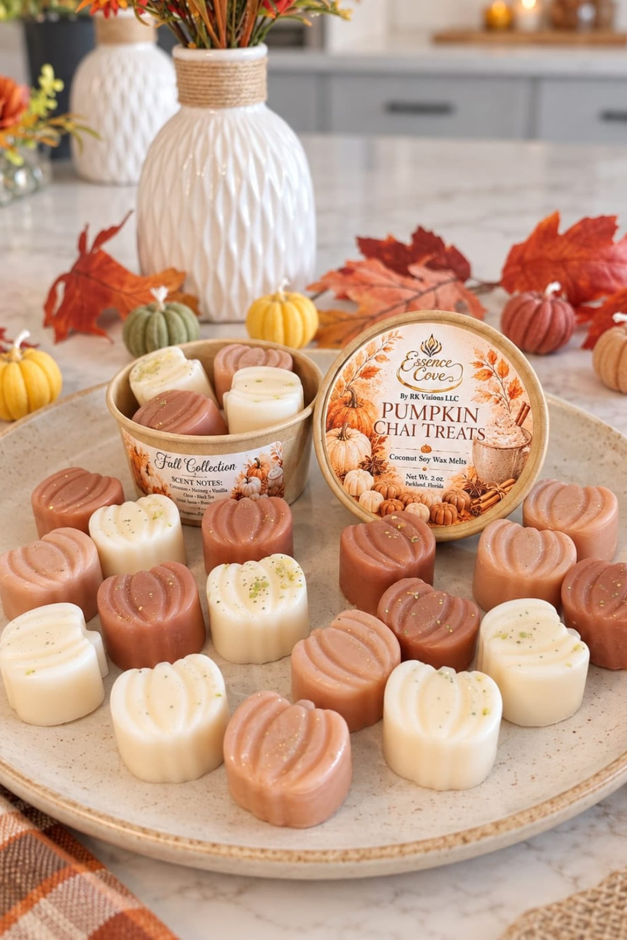 Pumpkin Chai Treats Coconut Soy Wax Melts